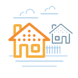 Get a Second-Home Loan - Second-Home Loan Icon | Bay Equity Home Loans